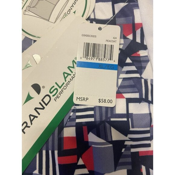 Women's Grand Slam Performance Pickleball Skort XL Navy White Ball Pocket NWT - Picture 11 of 13